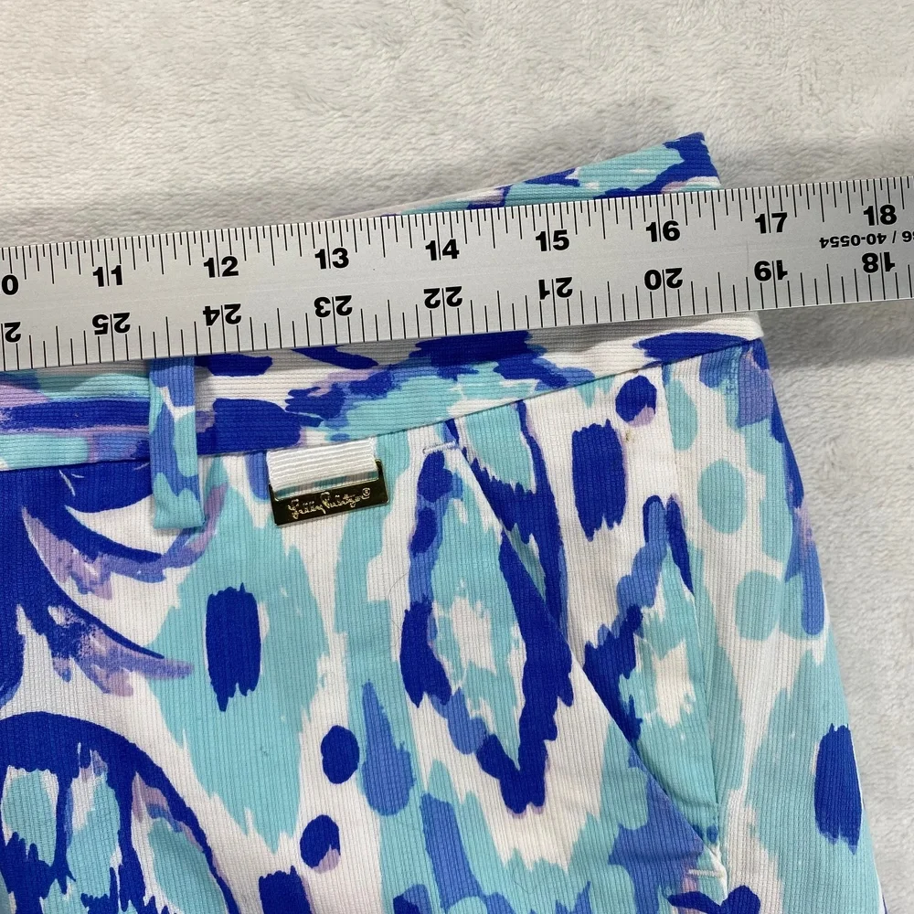 Lilly Pulitzer Callan Shorts Pineapple Print‎ Cotton Blend Size 6 - flaw